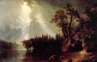 Bierstadt, Albert - Passing Storm over the Sierra Nevada